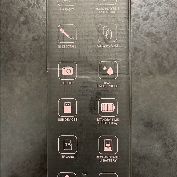 Musical Note Patterned Black Box - Picture 3 of 4